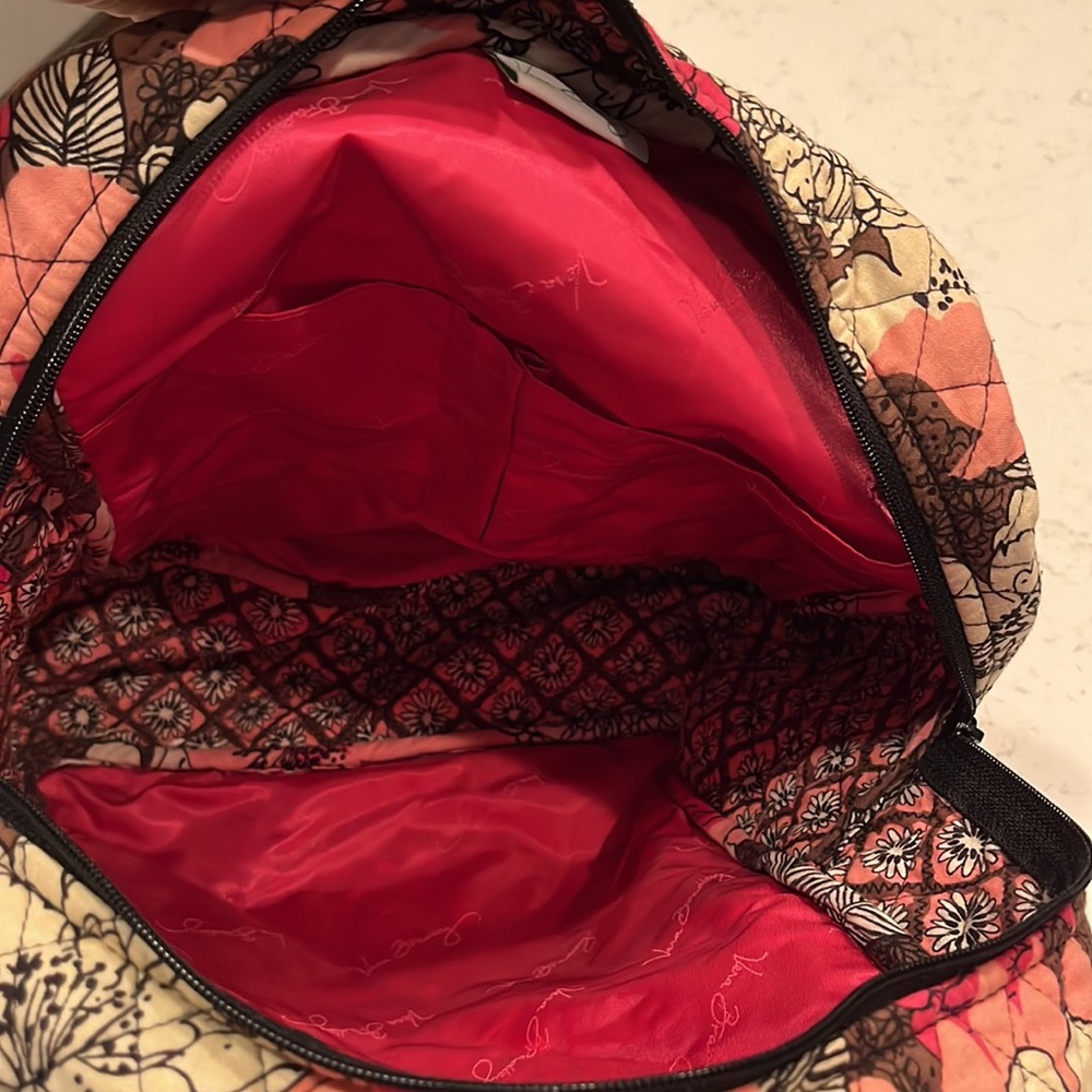 Vera Bradley Backpack - Mocha Rouge - Picture 3 of 8